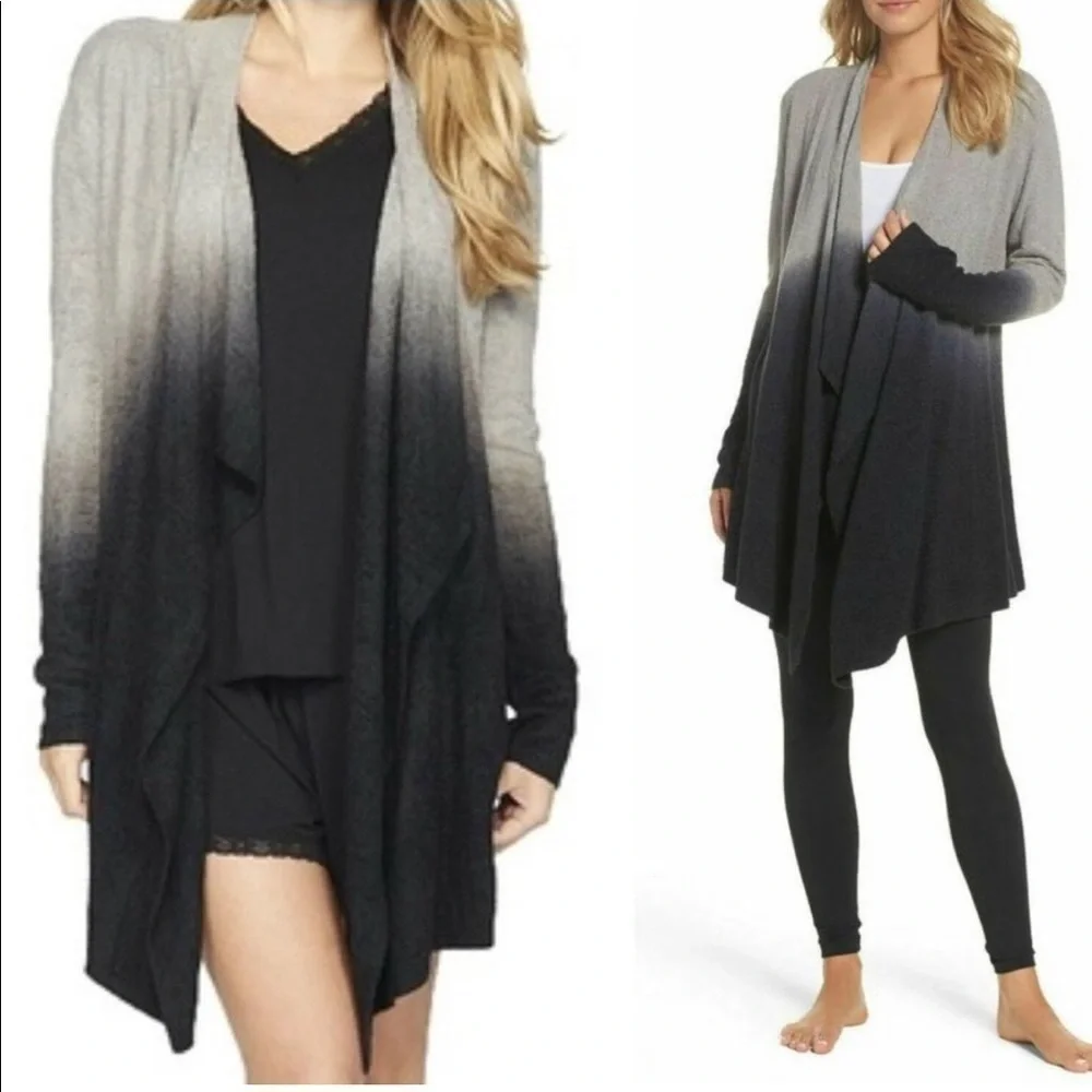 Barefoot Dreams Bamboo Chic Lite Calypso Wrap Ombre Cardigan S/M Style 436